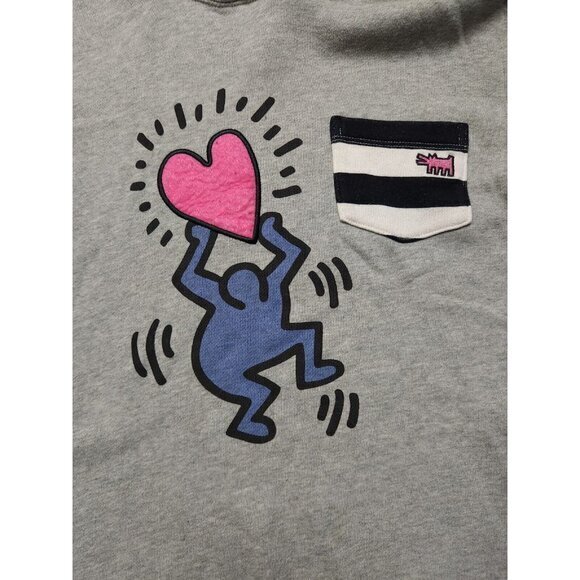 Uniqlo SPRZ NY Keith Haring Hoodie Art Sweatshirt Womens Large - Picture 3 of 9
